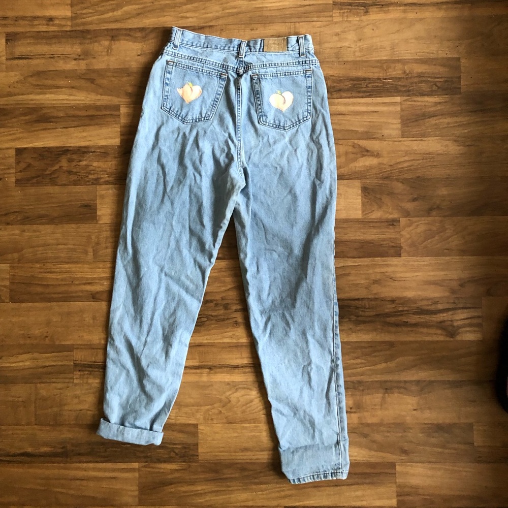 Vintage hand painted LL Bean jeans
